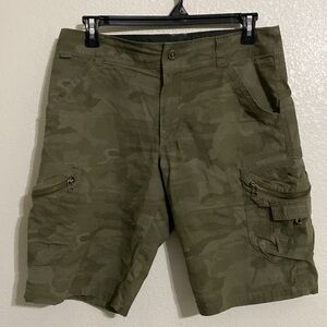 KUHL Camo Cargo Shorts Size 34